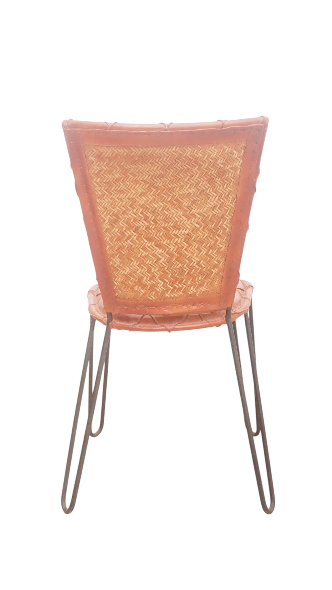 Artisan Woven Leather Dining Chair - Image 2