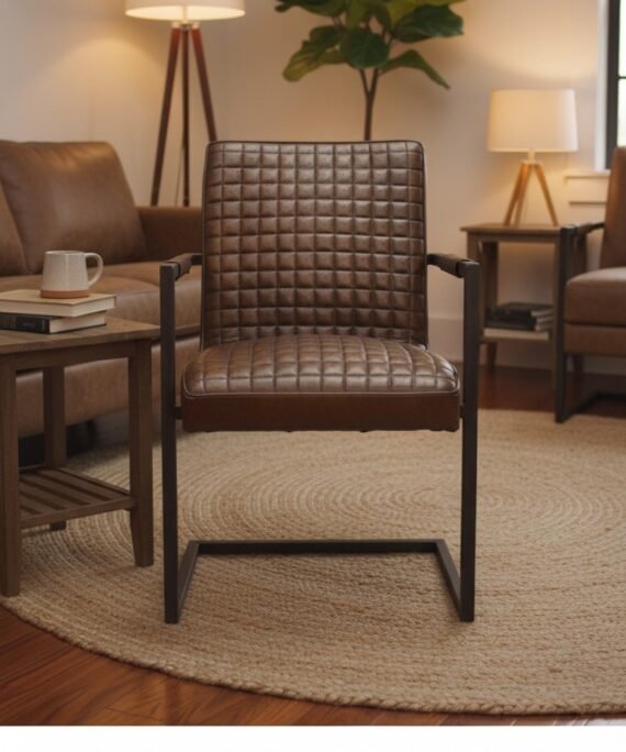 Bristol Quilted Leather Armchair