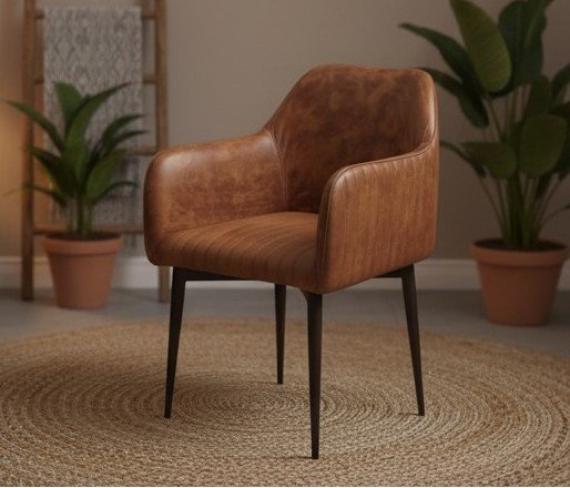 Aspen Leather Dining Armchair