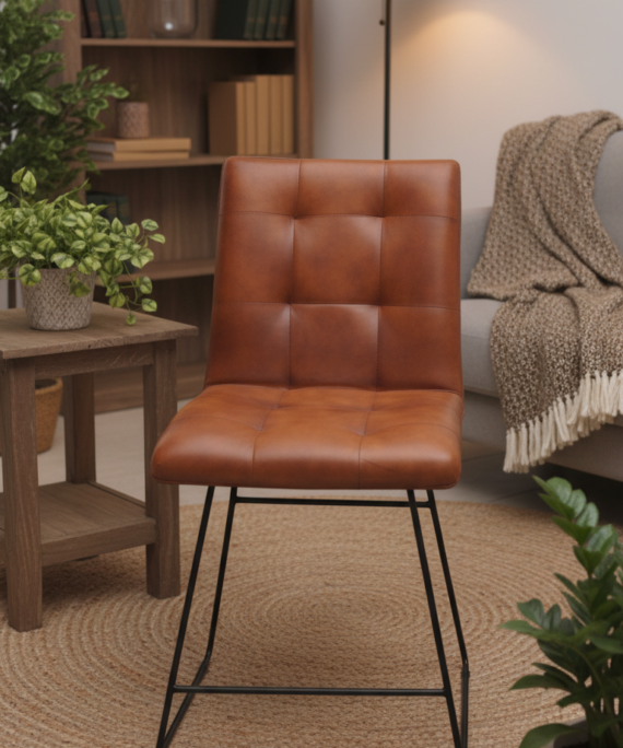 Metro Leather Dining Chair