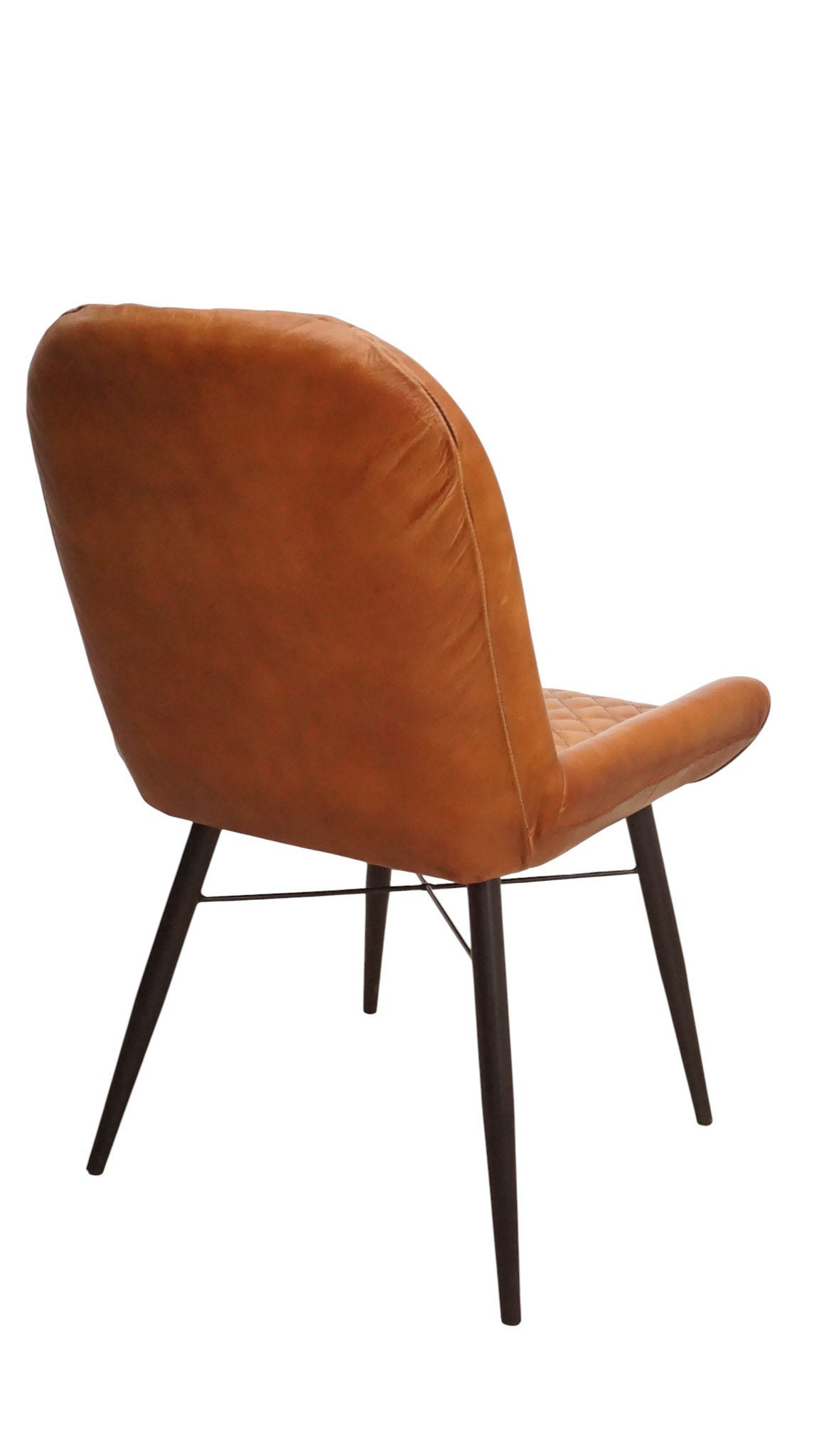 Windsor Quilted Leather Dining Chair - Image 4
