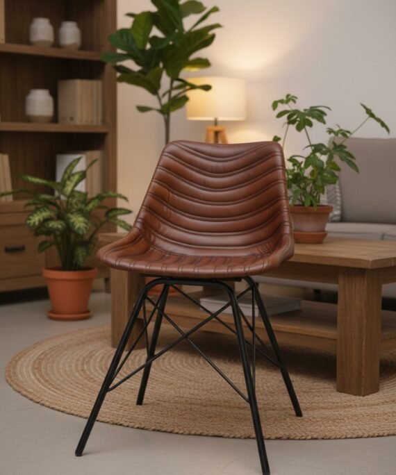 Aspen Contour Leather Dining Chair