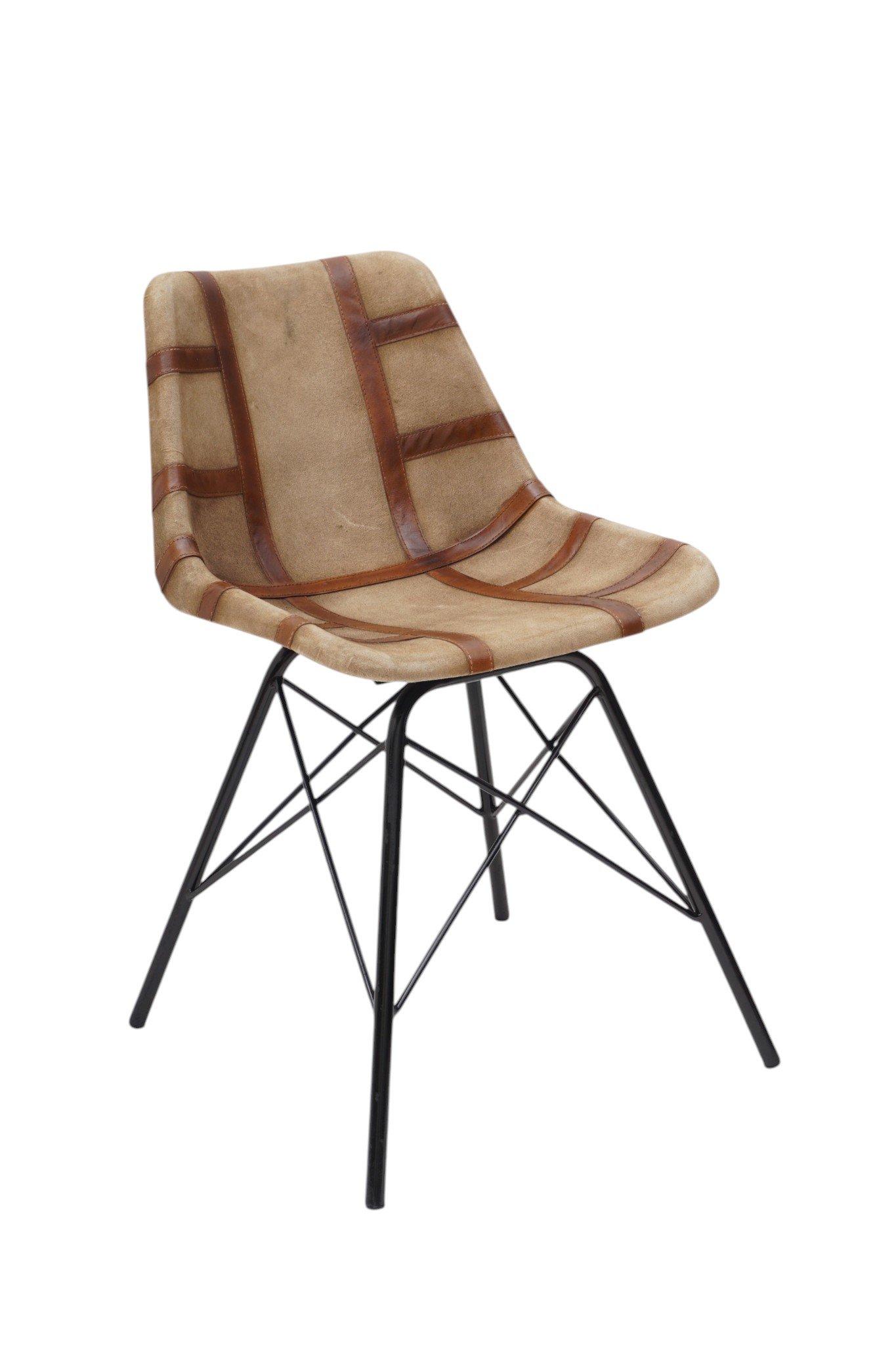Sierra Leather & Suede Dining Chair - Image 6