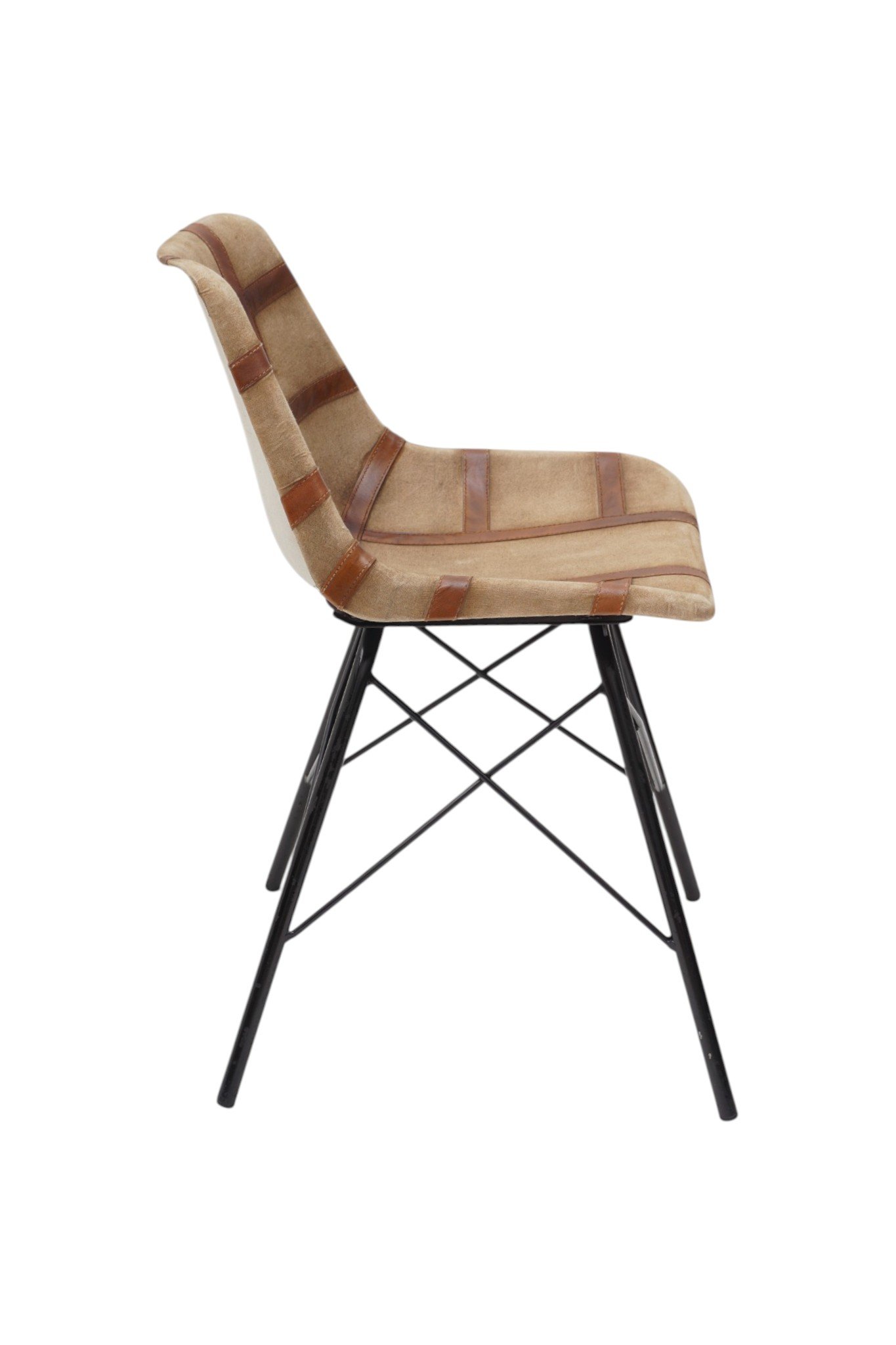 Sierra Leather & Suede Dining Chair - Image 5